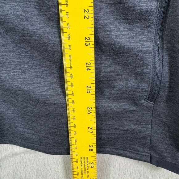 The North Face Jacket Mens L Navy Blue Full Zip Skyline Fleece Embroidered Logo - Picture 4 of 12